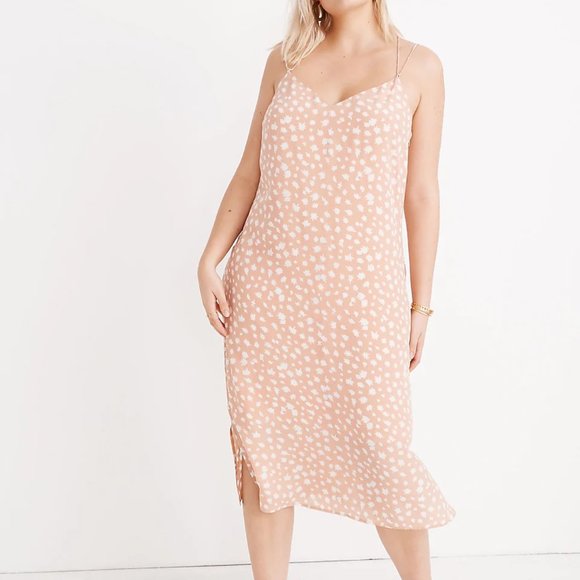 Madewell Dresses & Skirts - NWOT Madewell Silk Cami Slip Dress in Star Shower